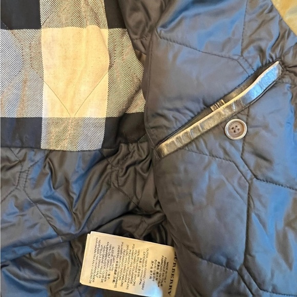 Burberry Brit Leather G1 Bomber Jacket with Shearling Collar. - Picture 4 of 8